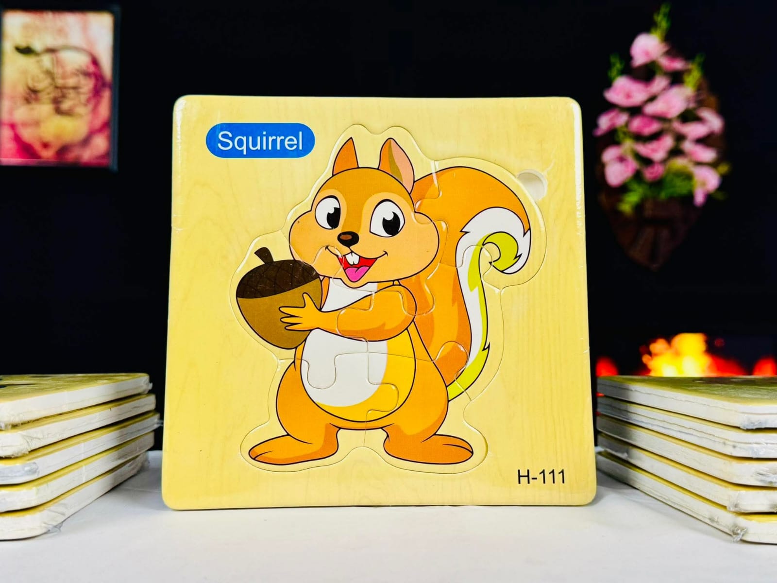 কাঠবিড়াল (Squirrel) পাজল ( PVC Puzzole Board)