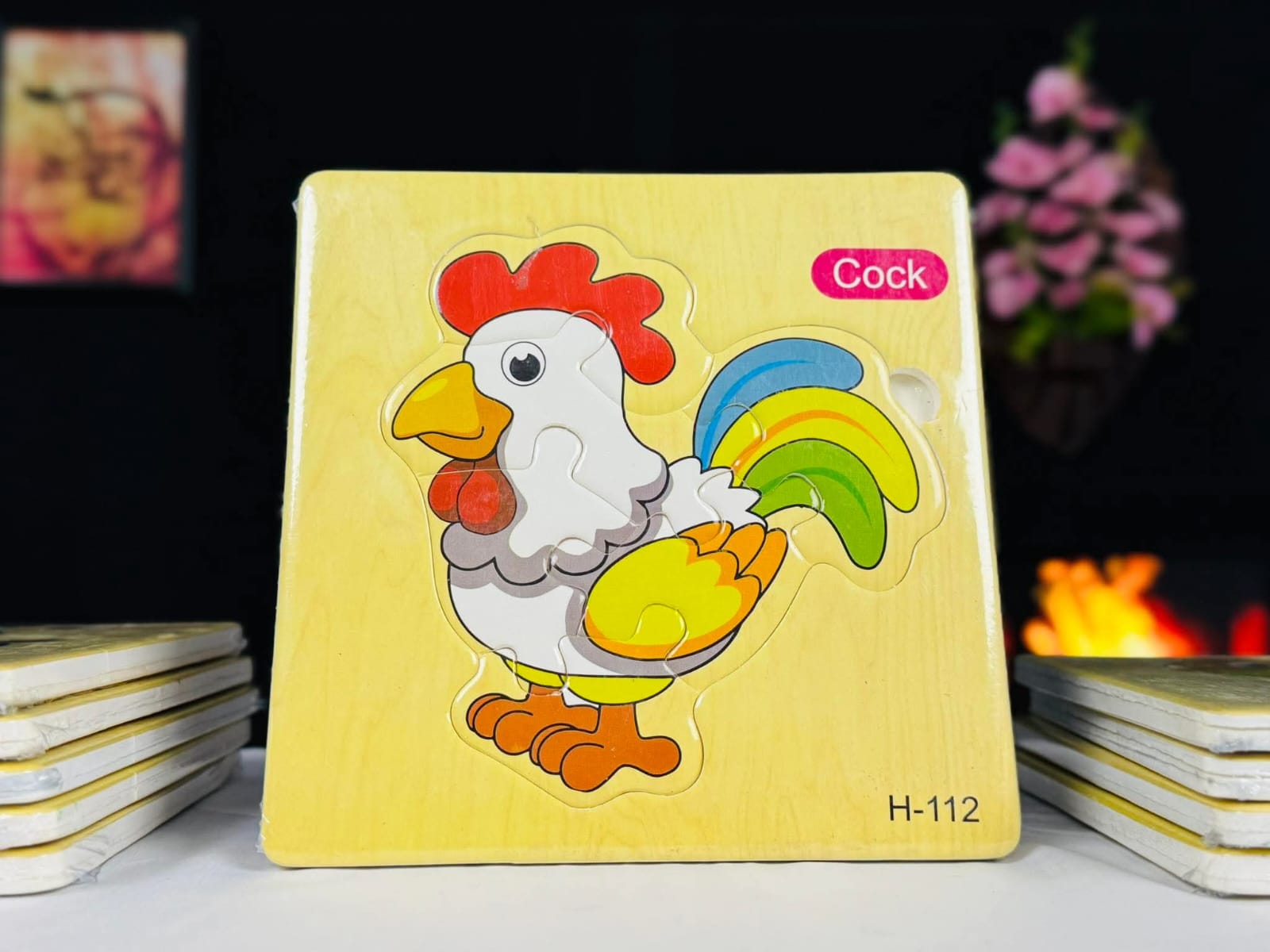 মোরগ (Cock)পাজল (PVC Puzzole Board)