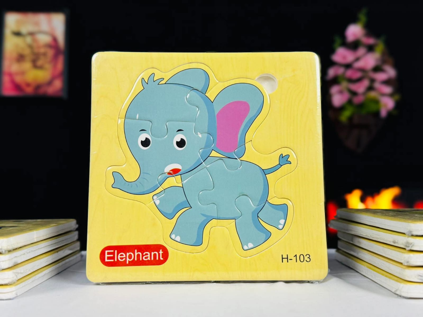 হাতি (Elephant)পাজল (PVC Puzzole Board)