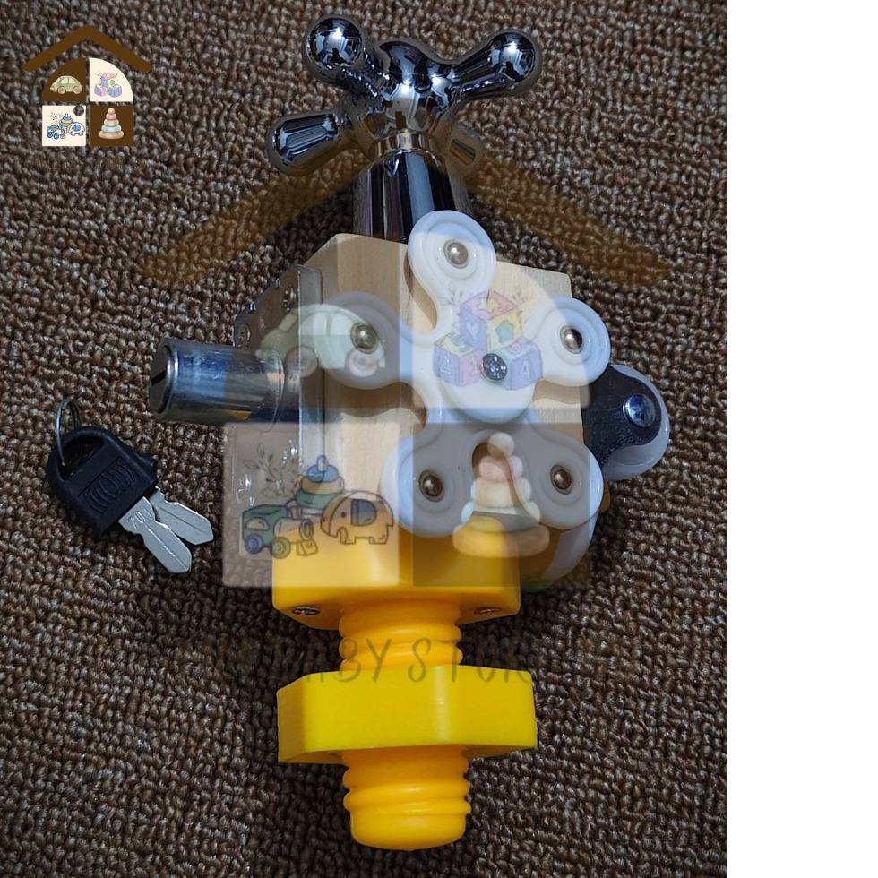 Montessori Wooden Busy Cube