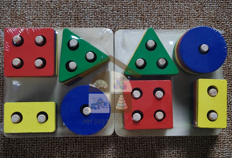 Montessori Wooden Geometric Shape Sorter