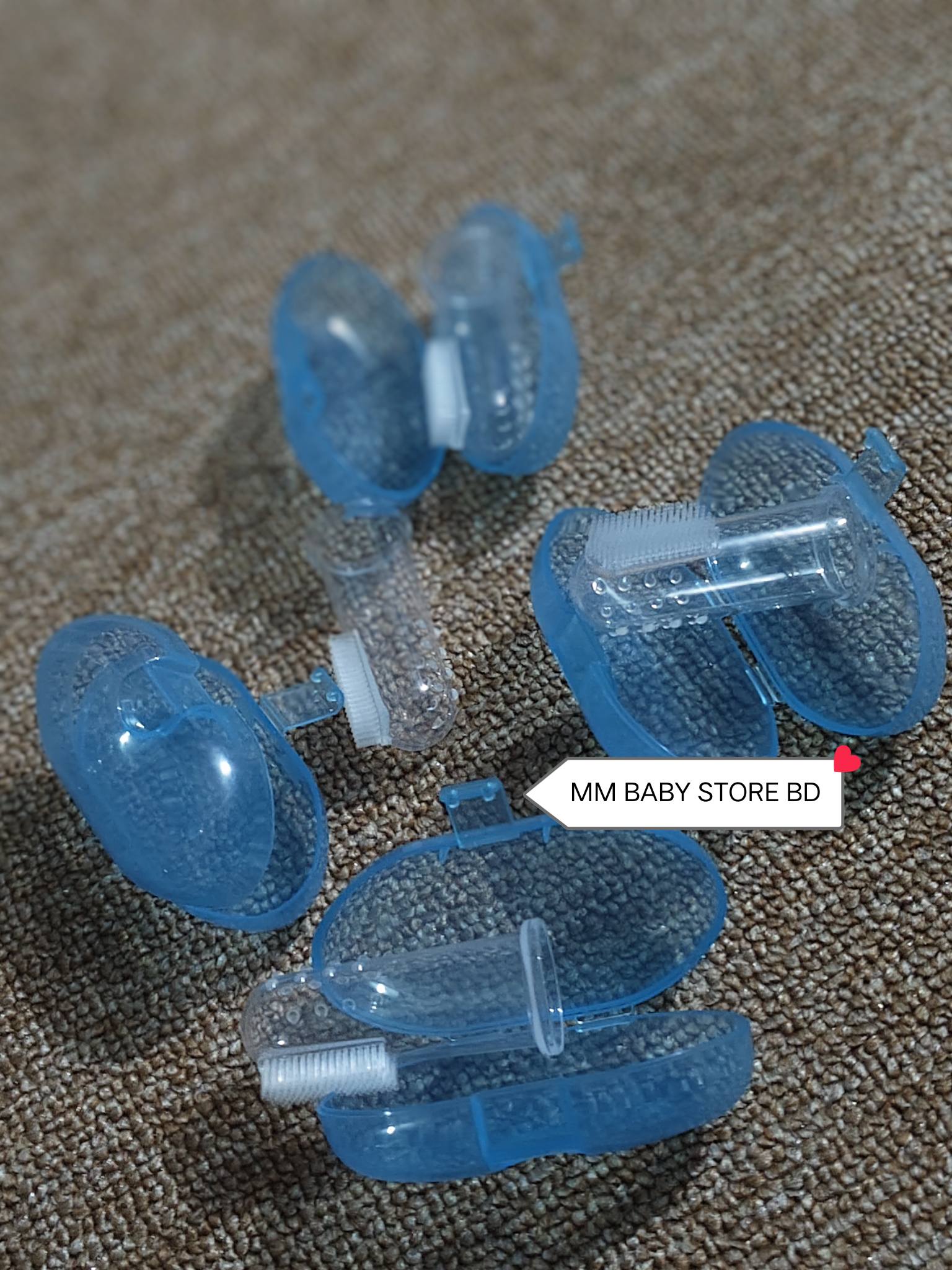 Baby Silicone Finger Toothbrush with Case