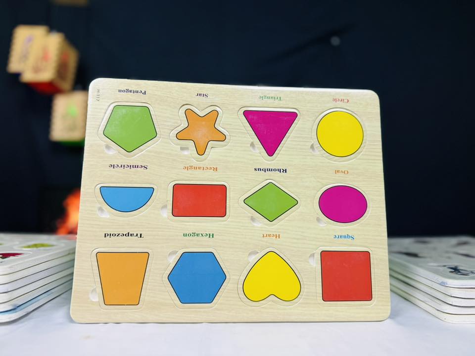 Shape Puzzle Board (PVC Puzzle Board)