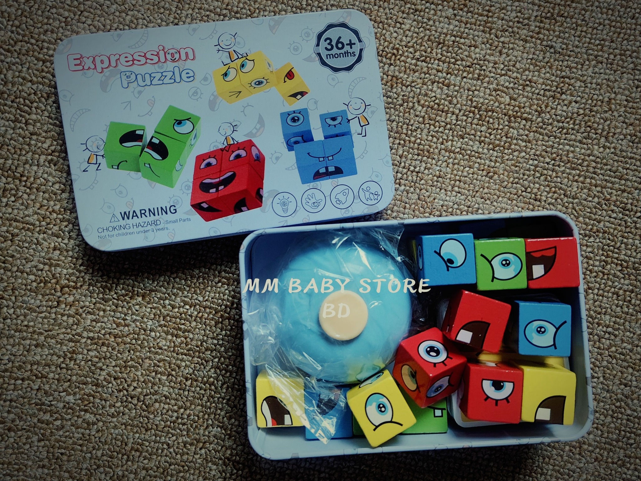 Expression Puzzle Face-Changing Cubes