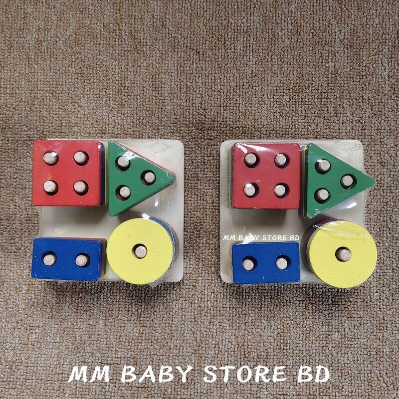 Montessori Wooden Geometric Shape Sorter