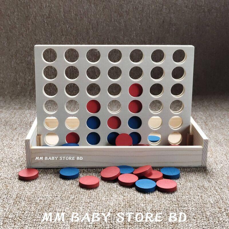 Premium Wooden Connect 4 Game