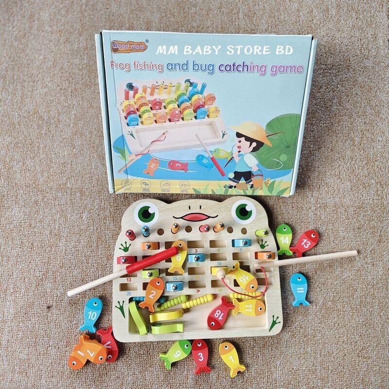 Wood mom Frog Fishing & Bug Catching Game