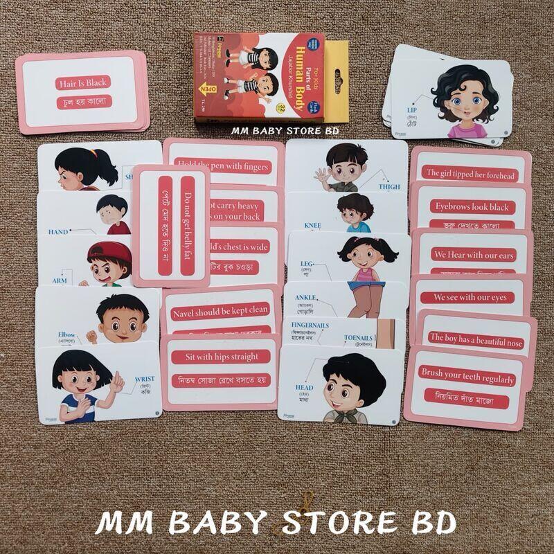 Human Body Parts Flashcards