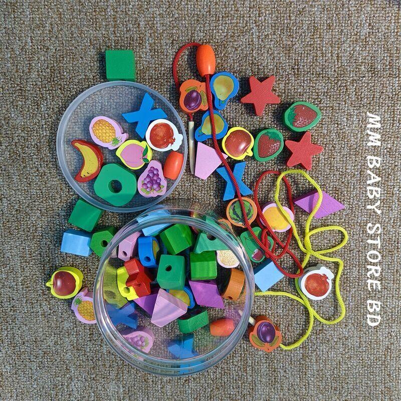Bead Lacing Game Fruits