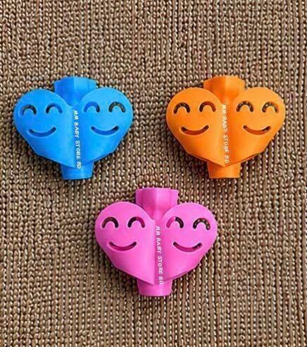 Colorful Silicone Pencil Grippers Face