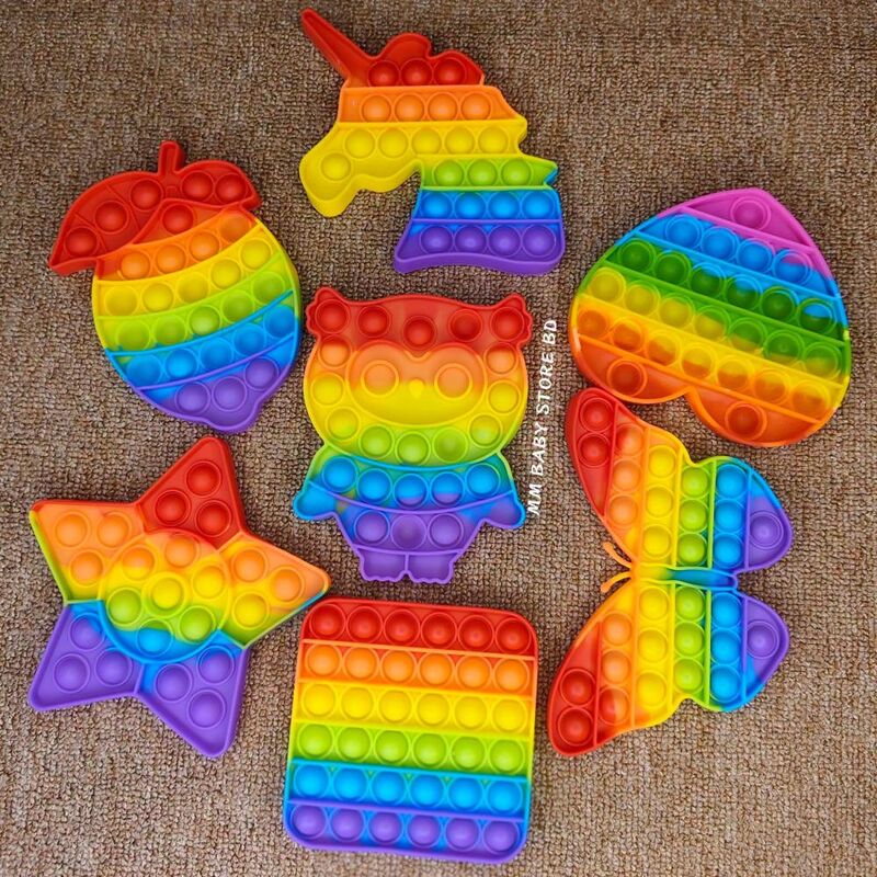 Rainbow Pop It Fidget Toy