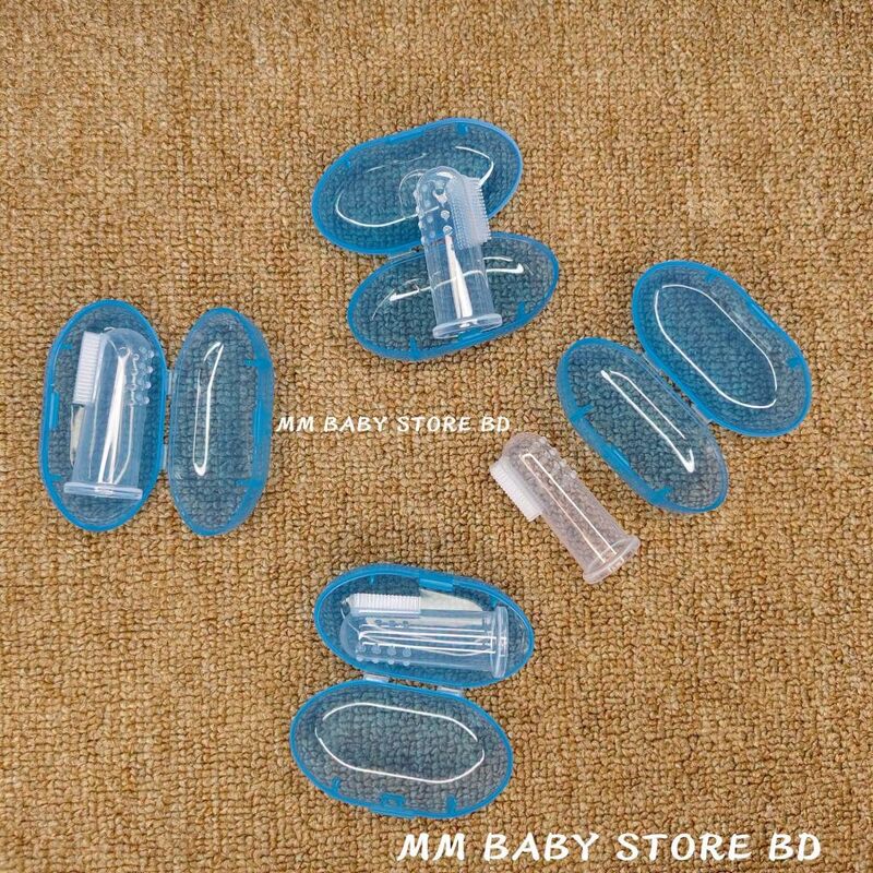Baby Silicone Finger Toothbrush with Case